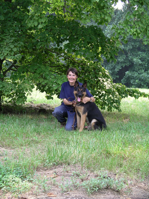 Mary Cather and canine Nasti