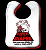 Dawn of the Diaper Baby Bib