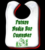 Future Nudie Bar Customer Baby Bib