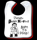 Future Punk Rocker Baby Bib!