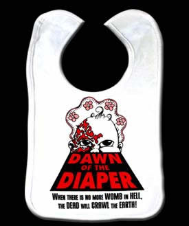 Dawn of the Diaper Baby Bib