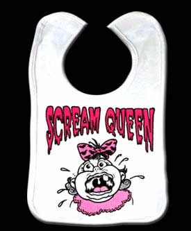 Scream Queen Baby Bib